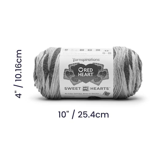 3 Pack Red Heart® All in One™ Sweet Hearts™ Yarn